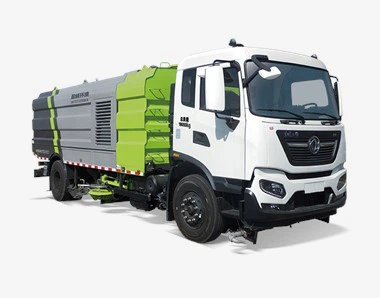 Camion balayeuse de route